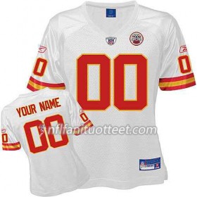Nainen Kansas City NFL Pelipaita Chiefs Custom Valkoinen 